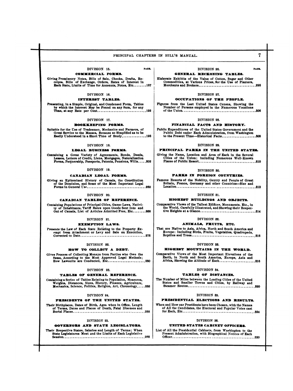 Hills Manual of Social and Business Forms. a guide to correct writing | Thos E. Hill