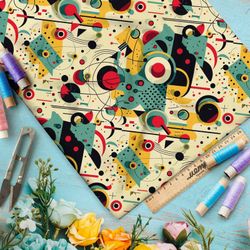 Ткань шелк Армани мысли Кандинского