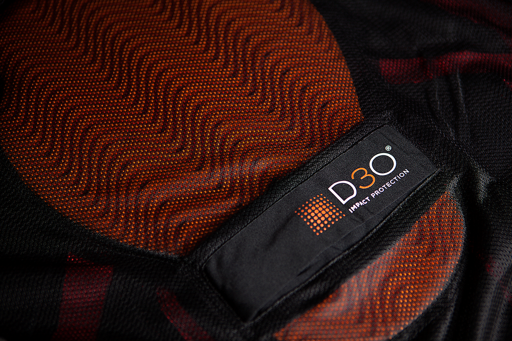 Мотокуртка - ICON OVERLORD RESISTANCE (текстиль, красная)