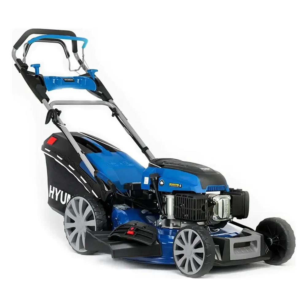 Газонокосилка бензиновая Hyundai L 5620S самоходная: 5.6 л.с., нож 55.5 см, L 5620S