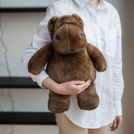 Бегемот Гиппо гигантский (коричневый)