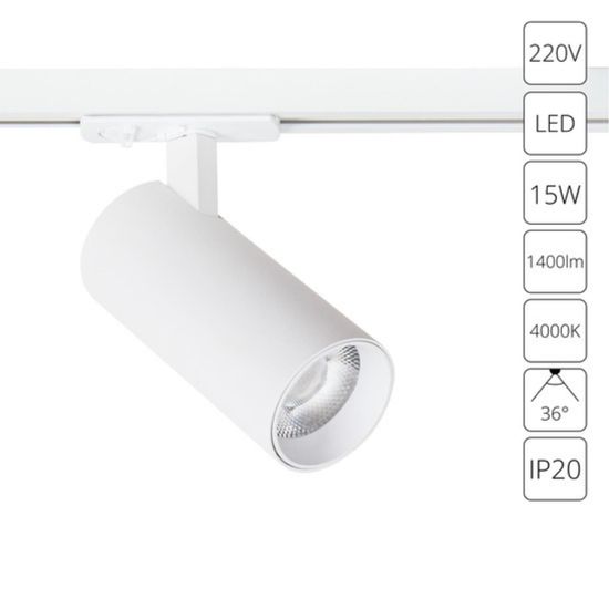 A1946PL-1WH СВЕТИЛЬНИК ПОТОЛОЧНЫЙ BENE 220В 15Вт 1400Лм 4000К 90+ 36°