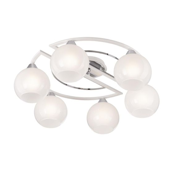 CL121160 Отто Белый+Хром Св-к Люстра