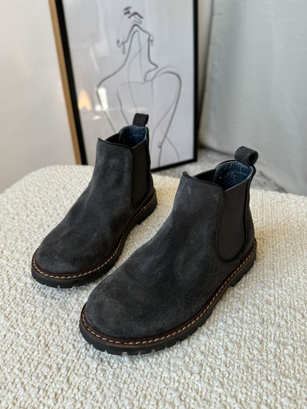 Замшевые ботинки Bonpoint, 29