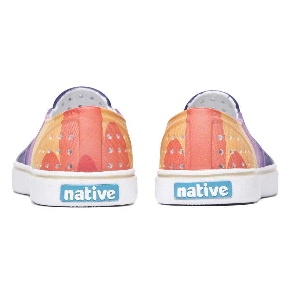 Слипоны Native Miles Print Shell White