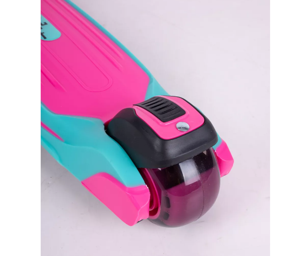 Самокат Tech Team Surf girl celadon-pink 1/4 бирюзовый-розовый