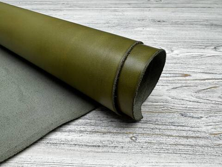 Etrusco Green (1,5-1,7 мм), цв. Зеленый, натуральная кожа