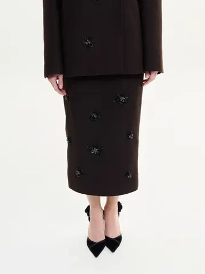 Юбка MORNING DEW, коричневый