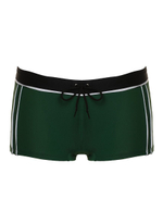 Пляжные боксеры с контрастными полосками по бокам (Размер: XXL) (Цвет: зеленый)