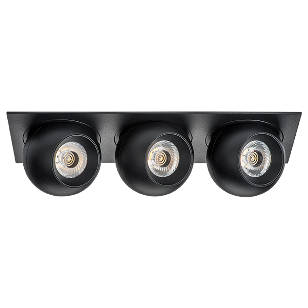 i537727272 Светильник INTERO LED 9W*3 850LM*3 24G ЧЕРНЫЙ 3000K (217537+217072+217072+217072)