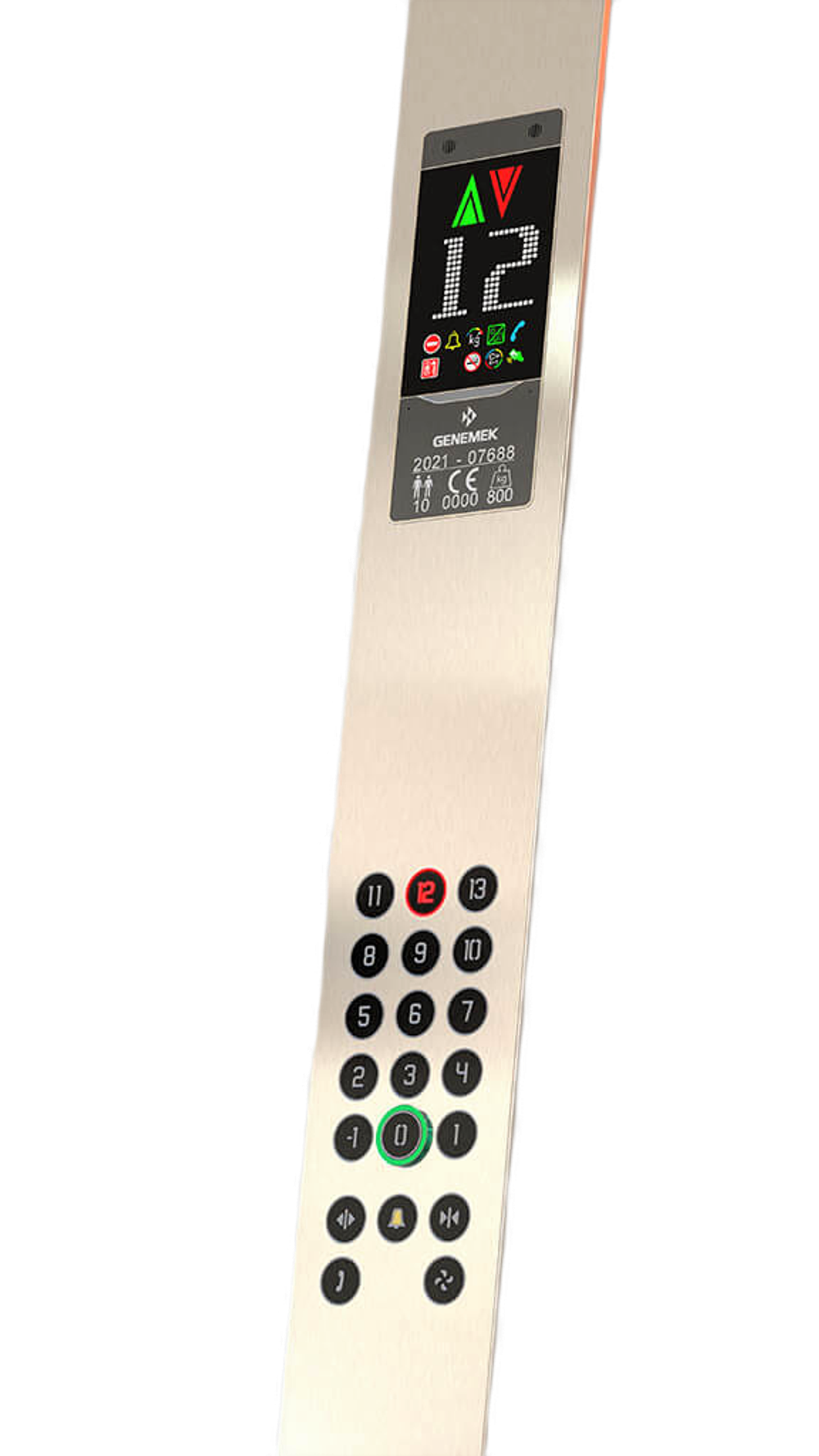 Панель вызова AVOX  MEGA7  9335.M7VD GENEMEK.