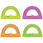 Транспортир мал. прозр. 8см флуо (Стамм)