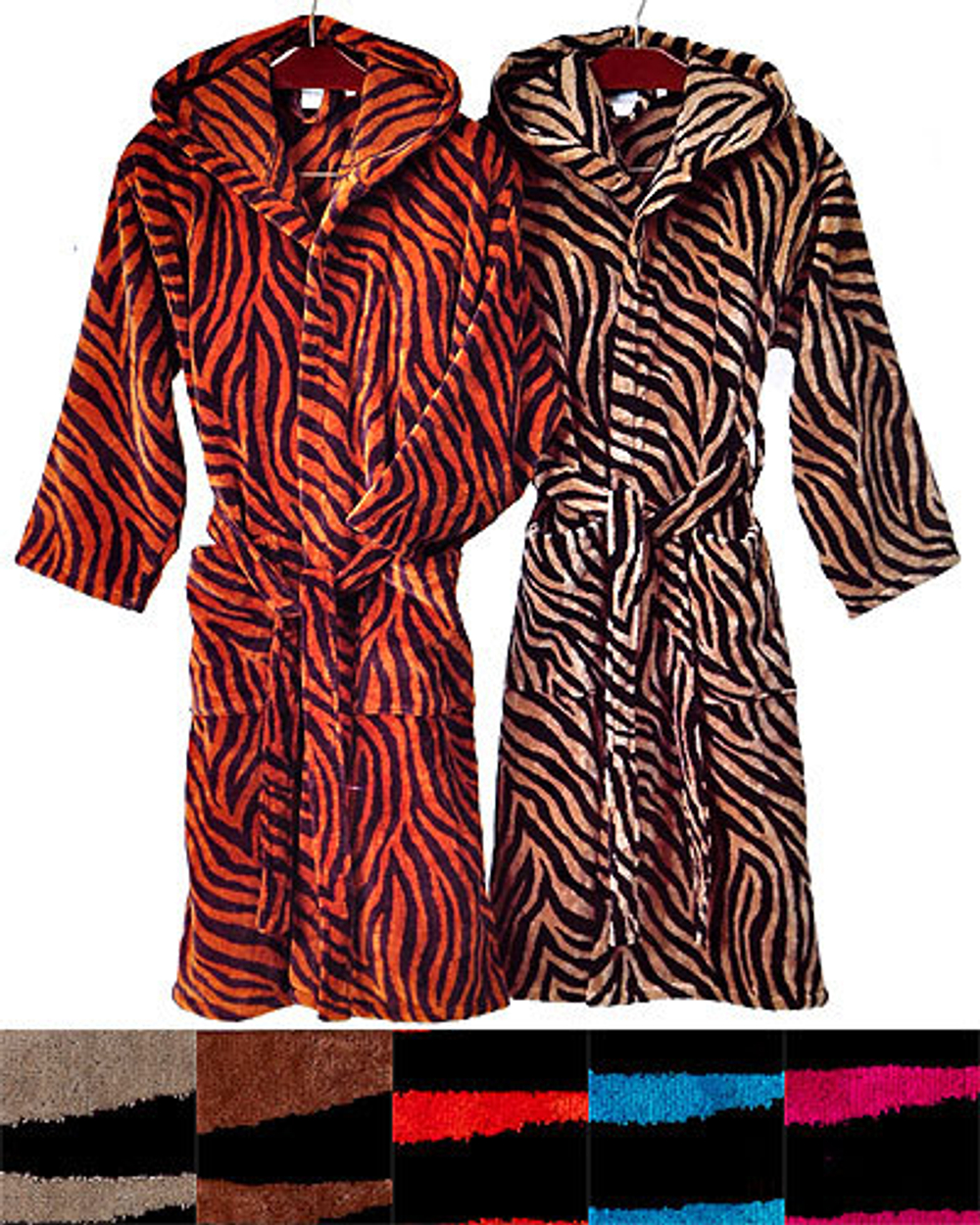 Халат Emanuel Ungaro Zebra бирюзовый Италия