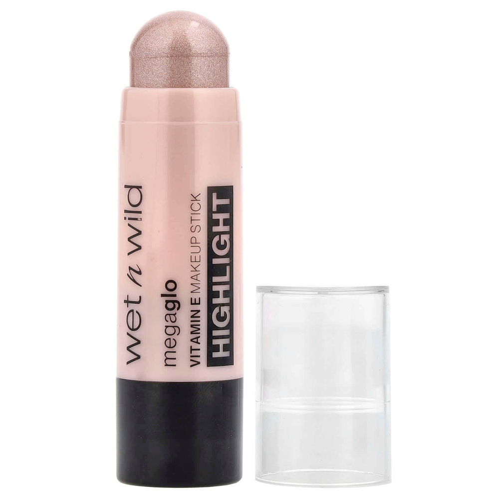 wet n wild, MegaGlo, стик-стик для макияжа с витамином Е, Highlight, 800 When The Nude Strikes, 6 г (0,21 унции)