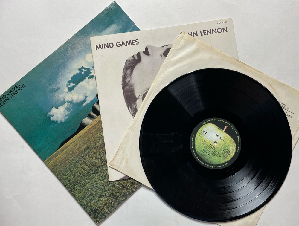 Винтажная виниловая пластинка LP John Lennon Mind Games (Japan 1973) (No Obi)