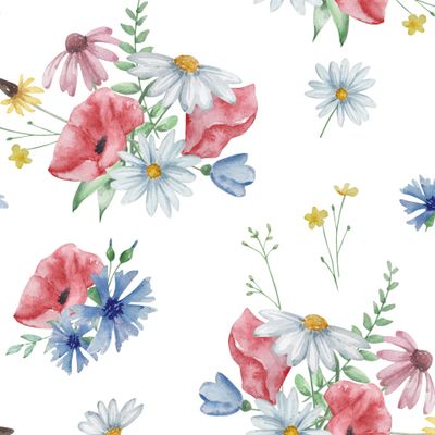 Букеты полевых цветов