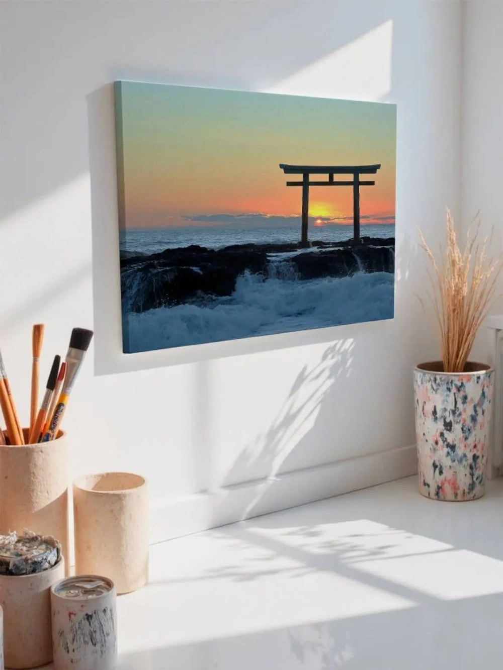 Картина на стену 40 X 50 Закат на море