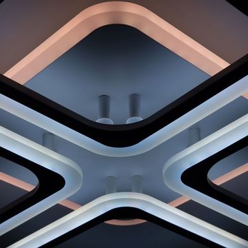 Люстра потолочная светодиодная с пультом 65W 3000-5500K RGB CL232A140E белый Марсель Смарт Citilux