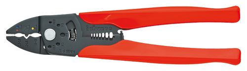 Клещи зажимные для опрессовки, чернёные, 225 мм, KNIPEX 9732225