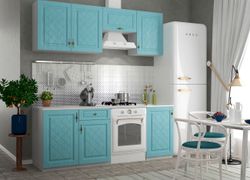 Модульный кухонный гарнитур «Гранд» 2100мм (Зеленый)