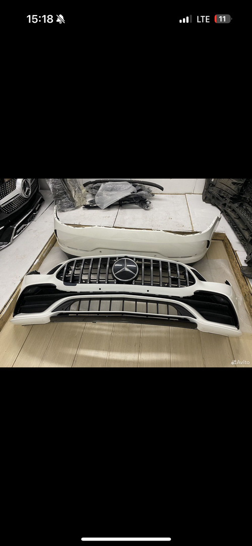 Бампер передний в сборе Mercedes GT W290 AMG