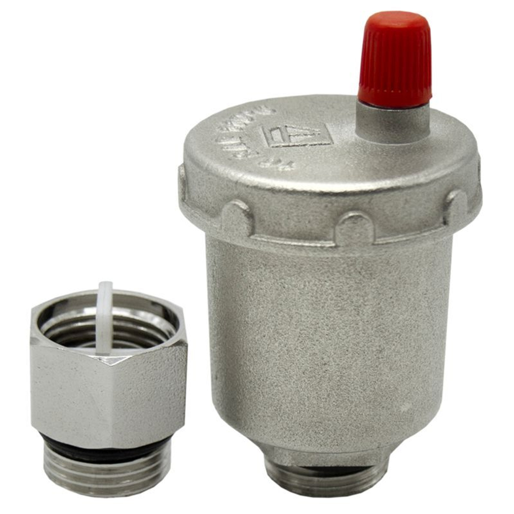 Воздухоотводчик автоматический с отсекающим клапаном 1/2" HLV