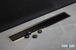 Душевой трап Pestan Confluo Premium Line Black Glass Gold 650