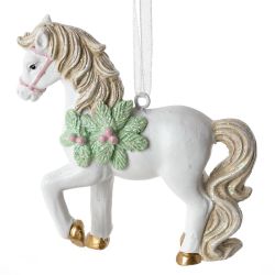 GAEM Фигурка декоративная подвесная "Лошадка", L7 W2 H8 см