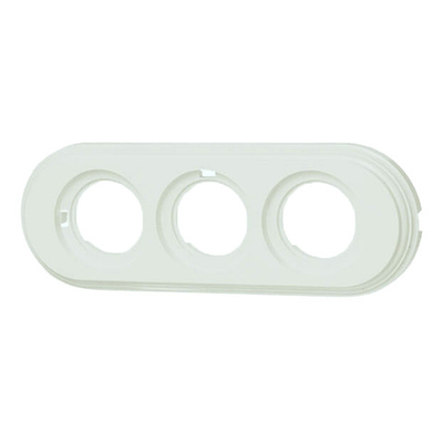 Рамка 3-х постовая, пластик, цвет Слоновая Кость BF1-630-211