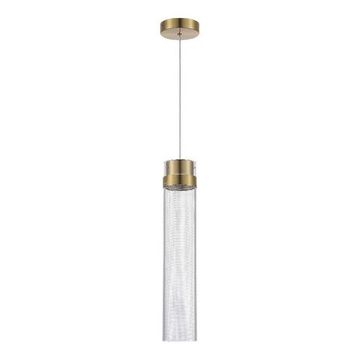 Подвесной светильник LED 12W 4000K SL6236.303.01 латунь/прозрачный Champagne ST-Luce