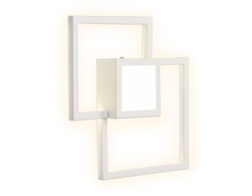 Настенный светодиодный светильник с акрилом FL415 WH белый LED 4200K 36W 390*290*50