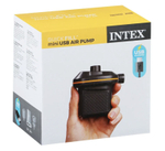 Насос электрический USB 5V, Intex Mini Quick-Fill 66635, насадки в комплекте.