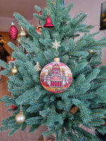 Шар стеклянный "Исакиевский собор",  ручная роспись