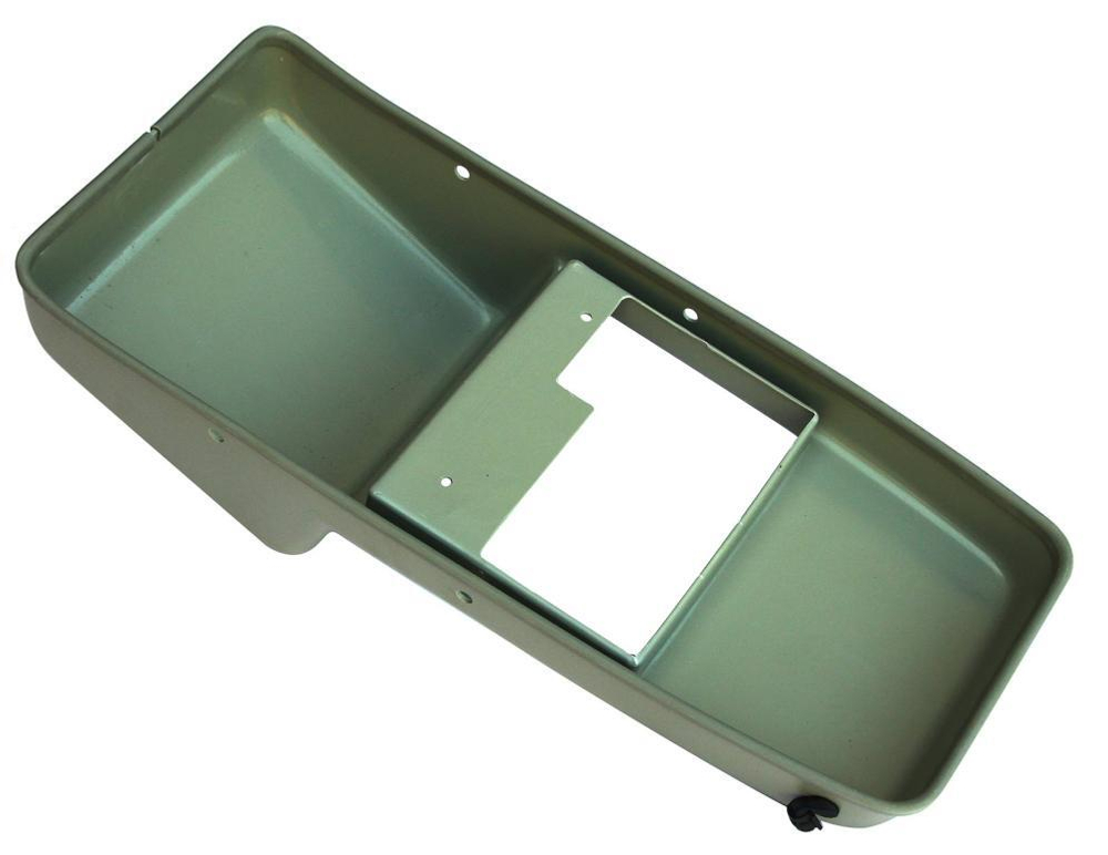 Консоль потолочная для установки р/c Mitsubishi L200/Pajero Sport без выреза под р/c, серая