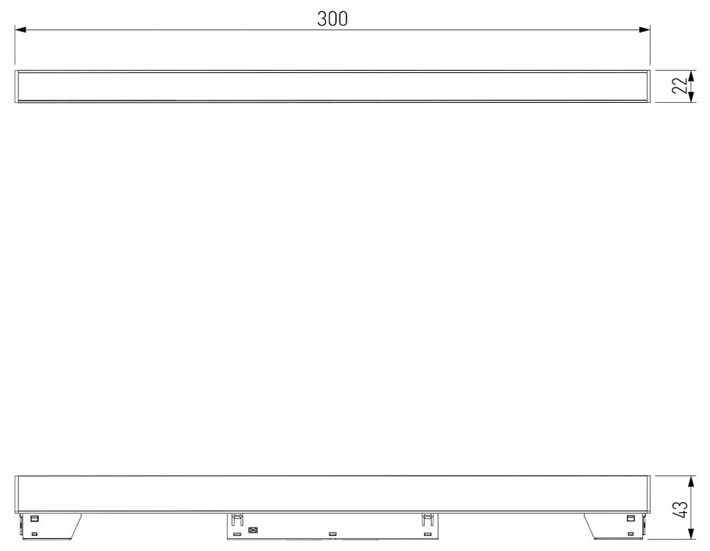 Встраиваемый светильник Elektrostandard Slim Magnetic a067372