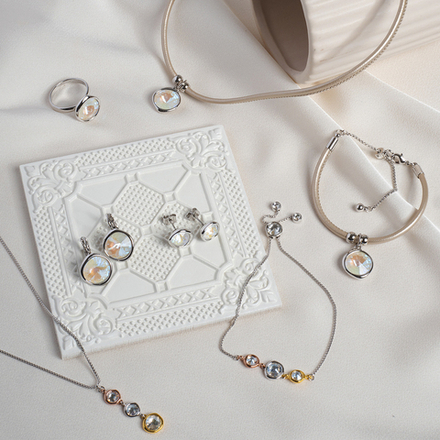 Кольцо Fiore Luna Ivory Cream Delite K1902.1 BW/S