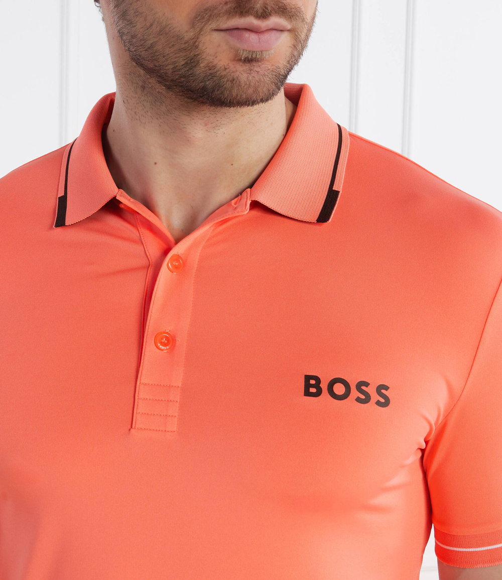 Поло Paul Pro BOSS GREEN - оранжевый(50506203)