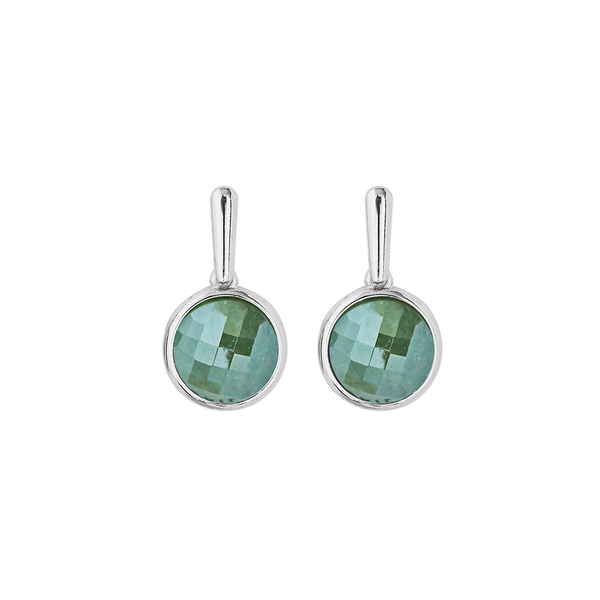 Серьги Possebon Pearl Green Quartz A1993.16 G/S