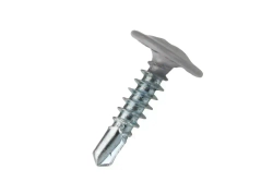 Саморез с прессшайбой 4,2х16 серый RAL7004 со сверлом 100шт.