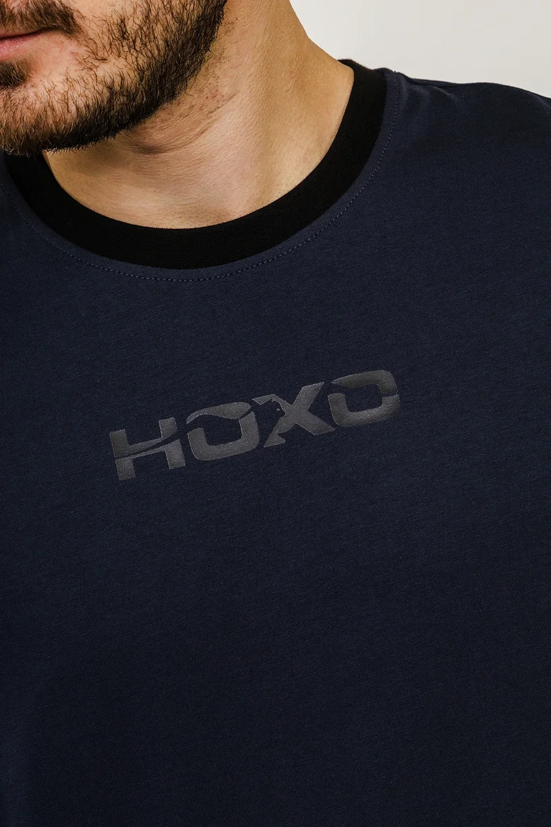 Футболка "НОХО" мужская, цвет "Полярная ночь"