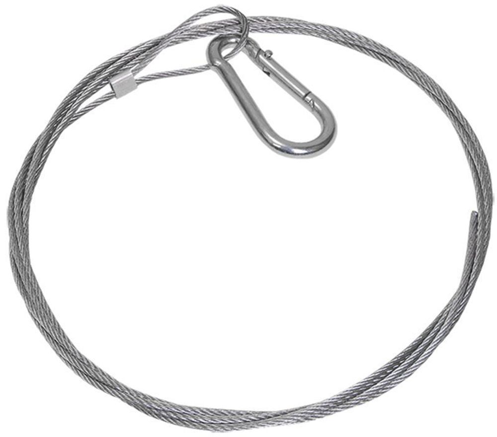 Трос стальной с карабином 2м IEK CLP1M-SRC-2-02 Трос стальной с карабином 2м IEK CLP1M-SRC-2-02