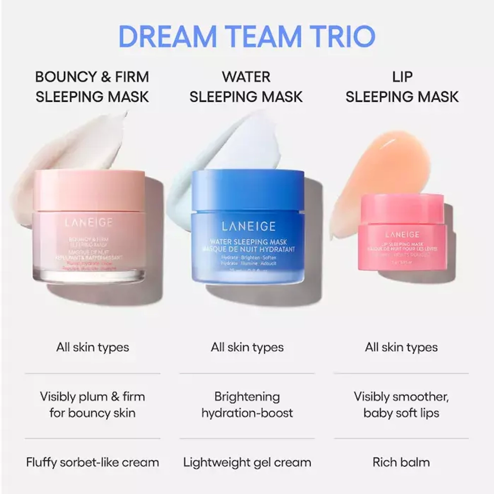 Laneige Dream Team Trio Set - купить по выгодной цене | Melrose Cosmetics