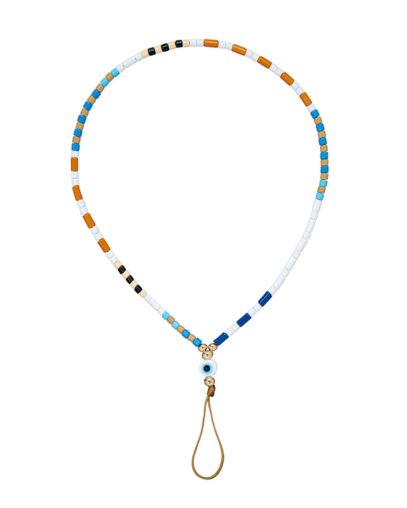 Цепь на телефон, эмаль, глаз