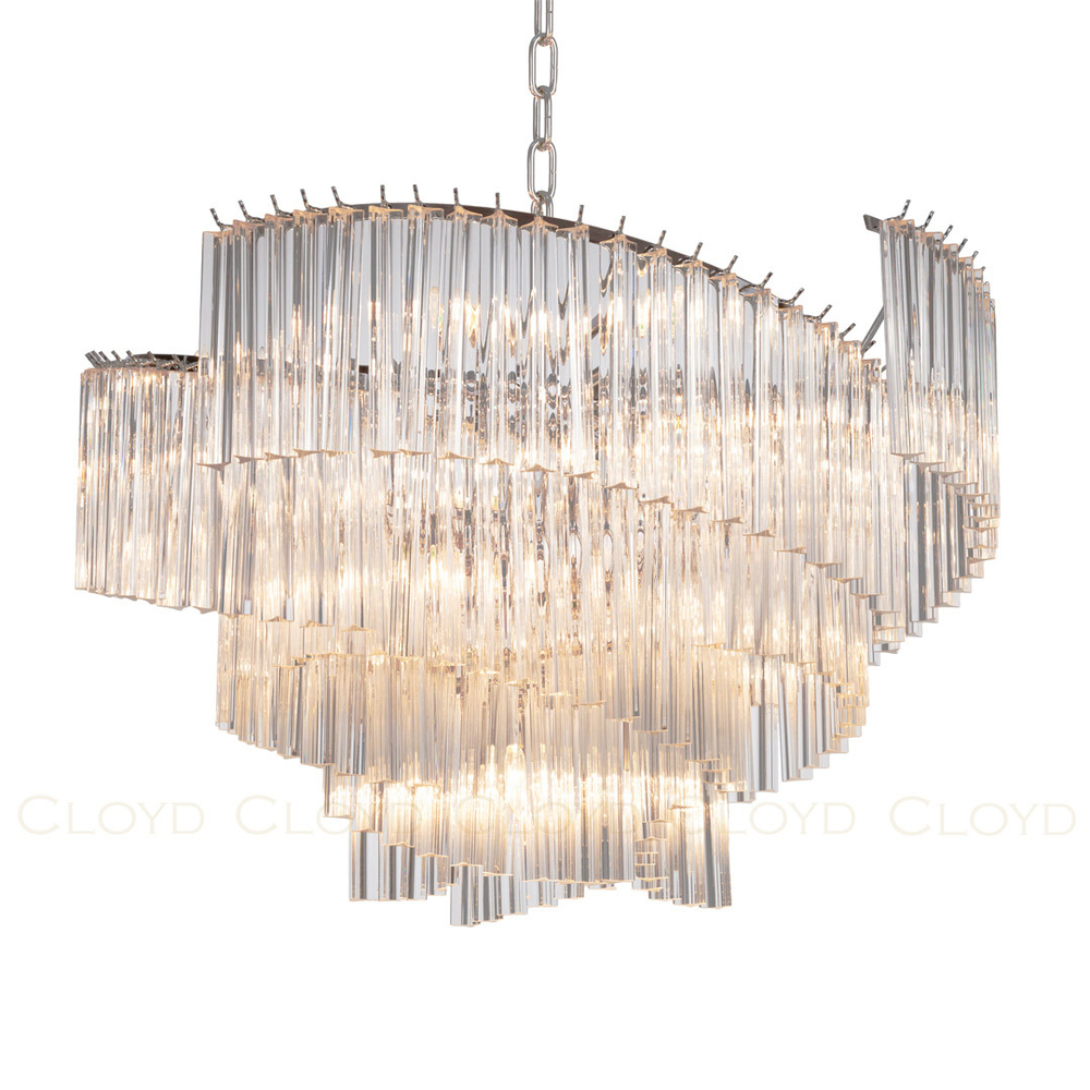 Люстра Cloyd EVOLUTE-A C24 / Ø100 см - хром (арт.11182)