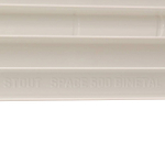 Радиатор биметаллический STOUT Space 500 - 5 секций (подключение боковое, цвет белый)