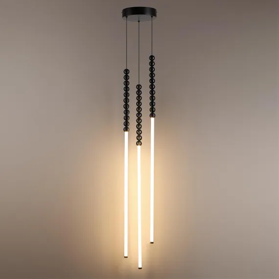 7149/33L HIGHTECH ODL26 221 светильник черный/акрилл/металл IP20 LED 32W 2200Лм 3500K 300° 220V MONELLA