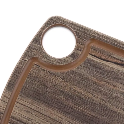 Доска разделочная с желобом 15х22см ComposeEat Fashion дуб мореный