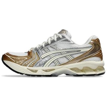 Asics Gelj Kayano 14 Бежевые кроссовки Низкие, серебристые, белые Унисекс