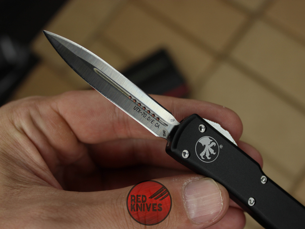 Нож Microtech UTX-70 D/E с обоюдоострым клинком RK-348