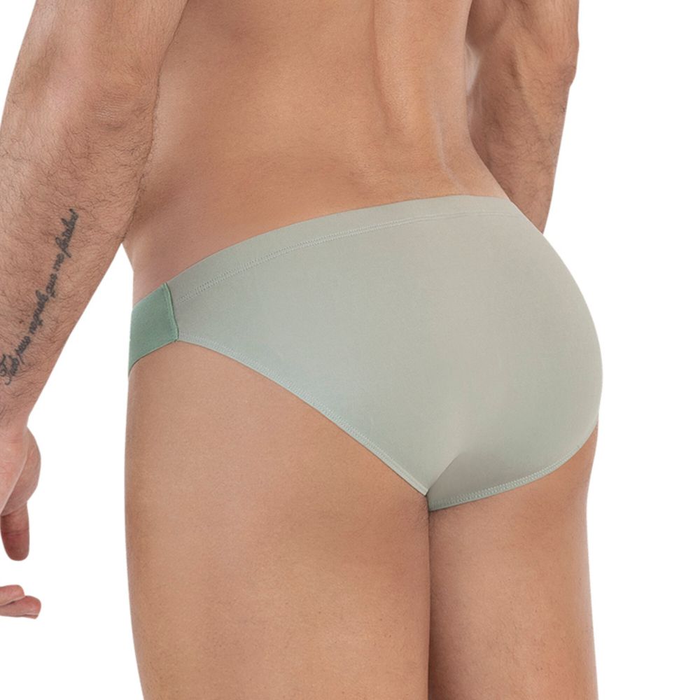 Мужские трусы слипы зеленые Clever SECURE BRIEF 163110